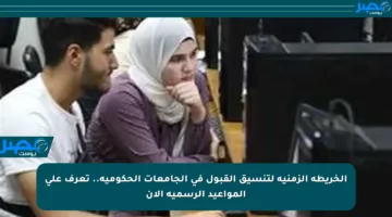 الخريطة الزمنية لتنسيق القبول في الجامعات الحكومية.. تعرف على المواعيد الرسمية الآن